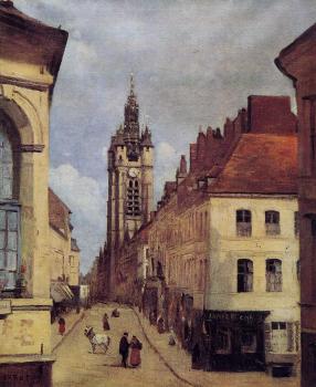 讓 巴蒂斯特 卡米耶 柯羅 The Belfry of Douai 讓 巴蒂斯特 卡米耶 柯羅 The Belfry of Douai